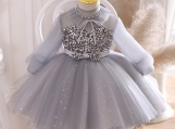 Cute Sequins Flower Girl Dress Birthday Party Dress Girl Dress