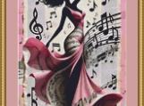 Dancing To Music 1 Cross Stitch Pattern