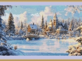 Frozen Lake Cross Stitch Pattern