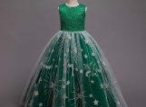 Green Lace Flower Girl Dress Birthday Party Dress Girl Dress