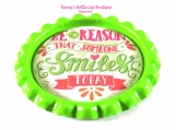 Inspiring Phrases 2 Flattened Bottle Cap Magnets