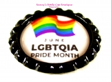 June Pride Flattened Bottle Cap Magnets