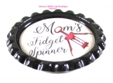 Mommys Wine Too Flattened Bottle Cap Magnets