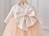 Pink Cute Tulle Flower Girl Dress Birthday Dress