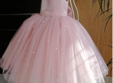 Pink Tulle Flower Girl Dress Formal Dress