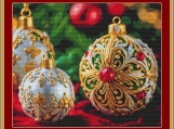 Pretty Baubles Cross Stitch Pattern