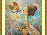 Pretty Butterfly Cross Stitch Pattern