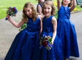 Royal Blue Flower Girl Dress Birthday Party Dress