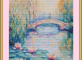 Serene Garden Cross Stitch Pattern