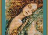 Sleeping Cross Stitch Pattern