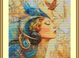 Stunning Profile Cross Stitch Pattern