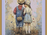 Together Cross Stitch Pattern