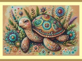 Turtle Cross Stitch Pattern