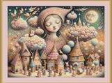 Village Of Dreams Cross Stitch Pattern