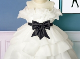 White Tulle Cute Flower Girl Dress Birthday Party Dress