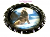 Wolves Flattened Bottle Cap Magnets