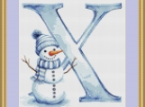 X Cross Stitch Pattern