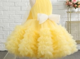 Yellow Tulle Flower Girl Dress Formal Dress