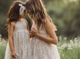 Cute Lace Flower Girl Dress Birthday Party Dress 