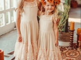 Cute Lace Flower Girl Dress Birthday Party Dress