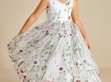 Flowers Floral Flower Girl Dress Birthday Party Dress