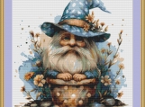 Garden Gnome 6 Cross Stitch Pattern