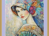 Graceful Woman Cross Stitch Pattern