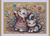 Kittens Cross Stitch Pattern