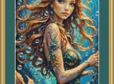 Magical Mermaid Cross Stitch Pattern