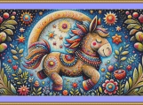 Magical Night Scene Cross Stitch Pattern