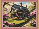 Magnolia Cottage Cross Stitch Pattern