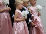 Pink Cute Flower Girl Dress Birthday Party Dress