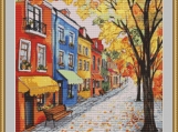 Autumn Street 1 Cross Stitch Pattern