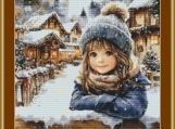 Christmas Girl 2 Cross Stitch Pattern