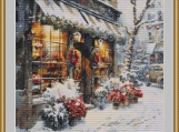 Christmas Shop 1 Cross stitch Pattern