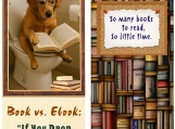 Funny Bookmark for Book (and Dog) Lovers
