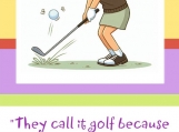 Golfing Mishap Magnet