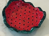 Handmade Clay Watermelon Trinket Dish