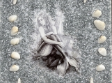 "Siren" Mixed Media Painting #7428 $250.00