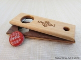 Wooden bottle Opener - Custom gift - Beer opener 