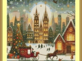 Christmas City 24 Cross Stitch S-Pattern