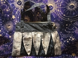 Halloween bats & spider webs  shoulder bag 