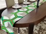 Japanese Style Silk Table Runner TR002