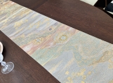 Platinum-Embellished: Japanese Style Silk Table Runner PTR008