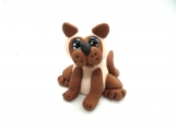 Polymer clay siamese cat
