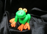 Polymer clay tree frog