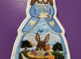 Easter Bunny with baby Hanging Decoration
