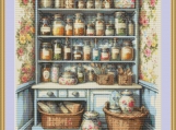 Grandma's Pantry 3 Cross Stitch Pattern