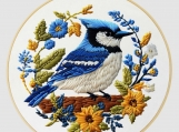 20cm Cross Stitching Kit | Bluejay