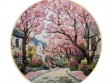 20cm Cross Stitching Kit | Cherry Blossoms